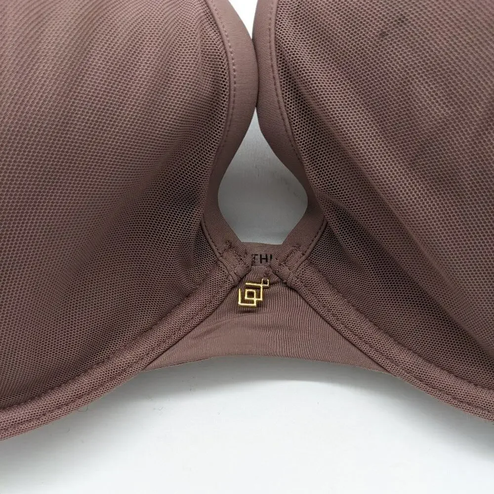 Thirdlove Neutral 24/7 Classic Contour Plunge Bra Wired Size 38E